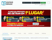 Tablet Screenshot of gustavobrigido.com.br